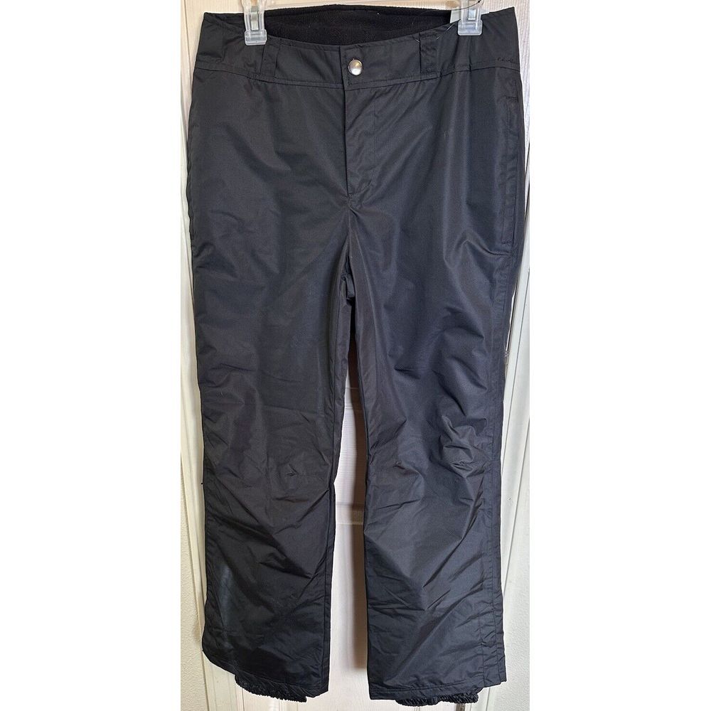 NWT Exertek Small Unisex Black Water Resistant Adjustable Waist Snow Ski Pants